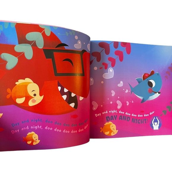 I Love You Baby Shark Children’s Paperback Valentine’s Day Book Kid’s Gift Idea - Picture 3 of 6